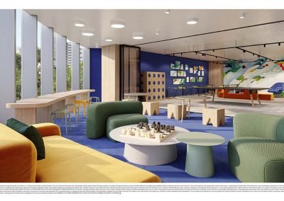 Five Park L3 Teen Room - miami real estate development
