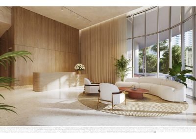Park Residences Lobby - miami real estate development