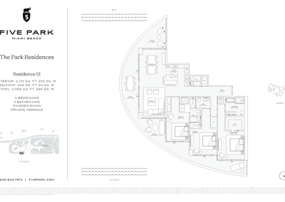 Five Park Residences, Miami Beach