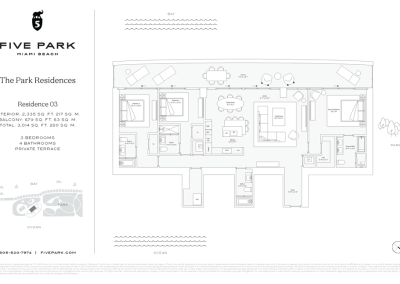 Five Park Residences, Miami Beach