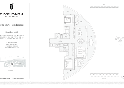 Five Park Residences, Miami Beach