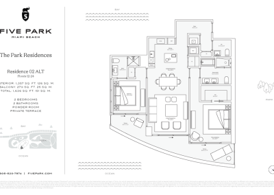 Five Park Residences, Miami Beach